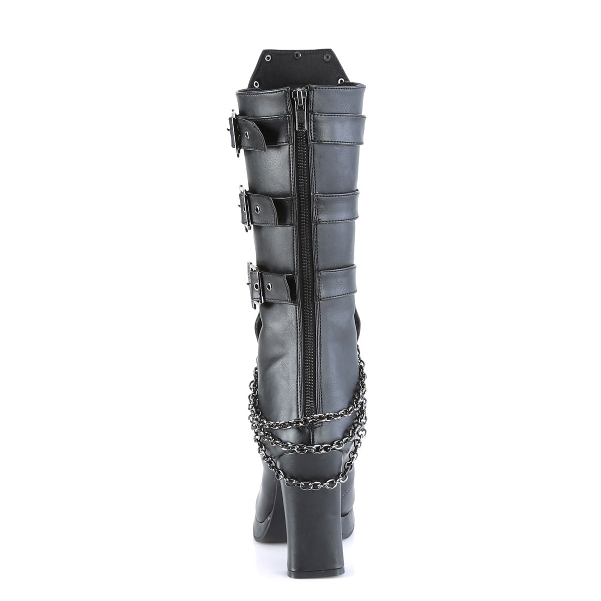 DemoniaCult  Boots CRYPTO-67 Blk Vegan Leather