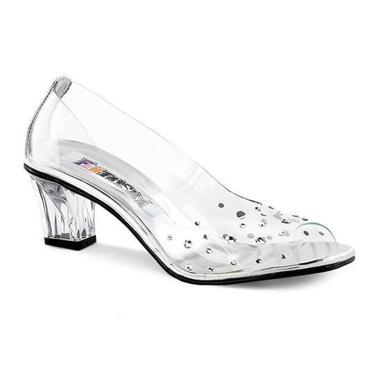 Funtasma Womens Pumps CRYSTAL-100 Clr Lucite