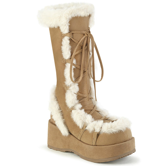 DemoniaCult   CUBBY-311 Camel Vegan Suede