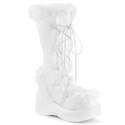 DemoniaCult   CUBBY-311 Wht Vegan Leather