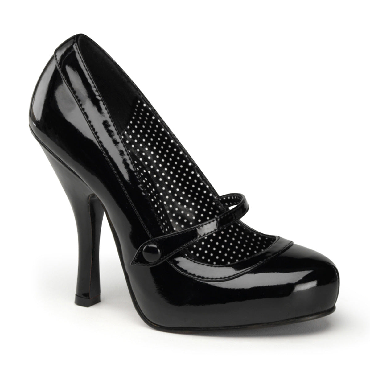 Pin Up Couture Womens Pumps CUTIEPIE-02 Blk Pat