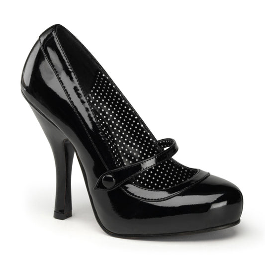 Pin Up Couture Womens Pumps CUTIEPIE-02 Blk Pat