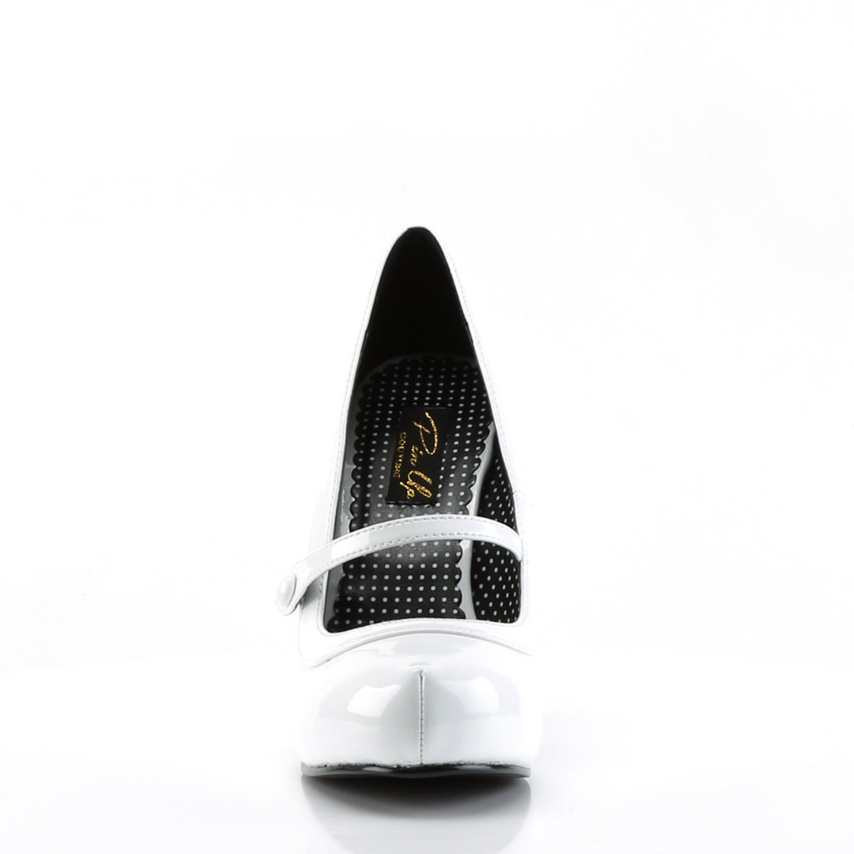 Pin Up Couture Womens Pumps CUTIEPIE-02 Wht Pat
