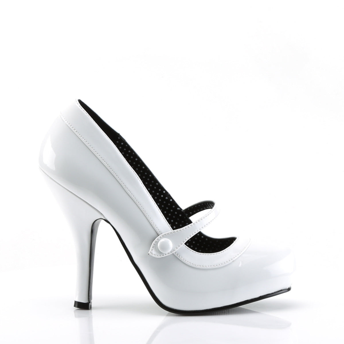 Pin Up Couture Womens Pumps CUTIEPIE-02 Wht Pat
