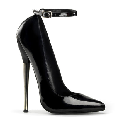 Devious Womens Pumps DAGGER-12 Blk Pat