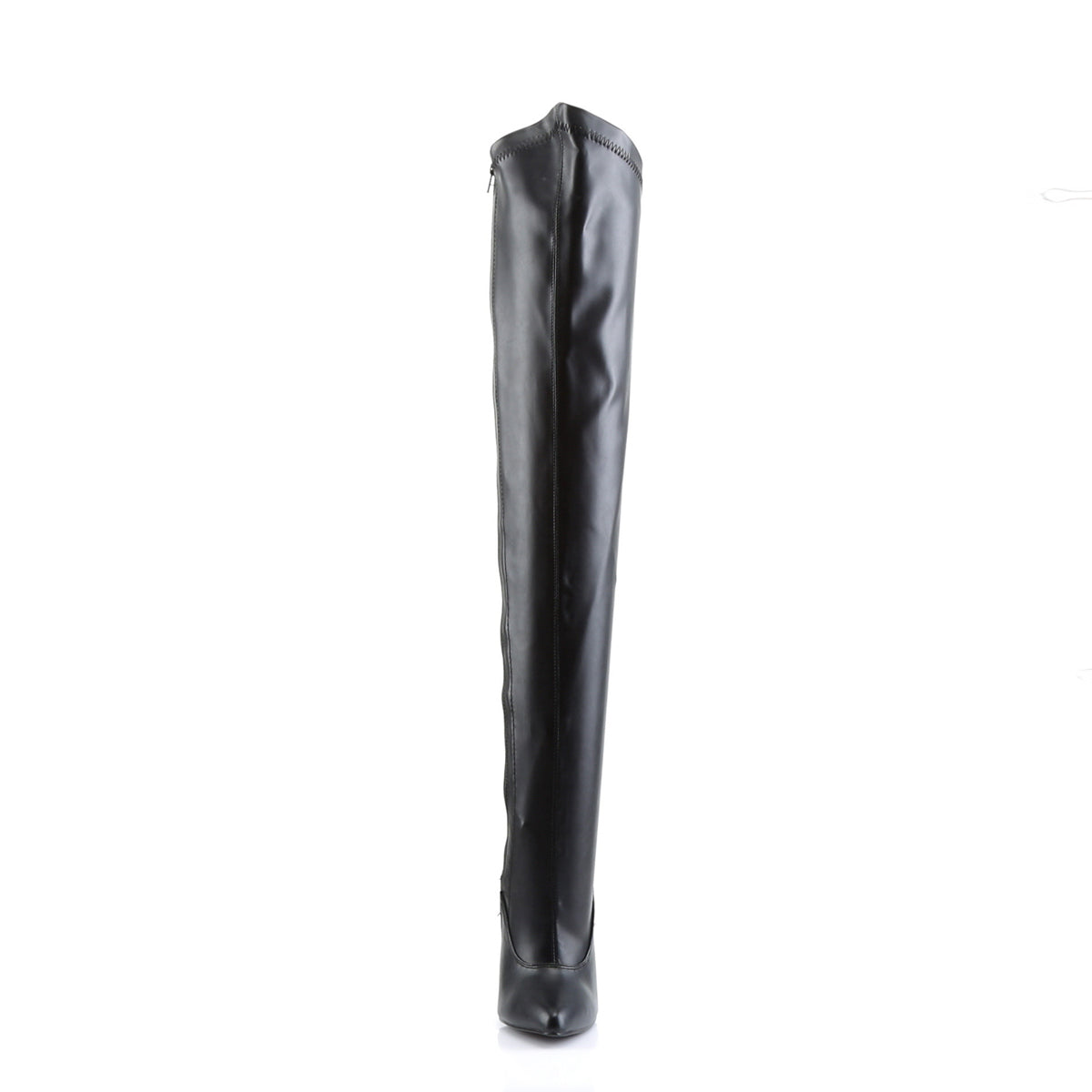 Devious Womens Boots DAGGER-3060 Blk Stretch Pu