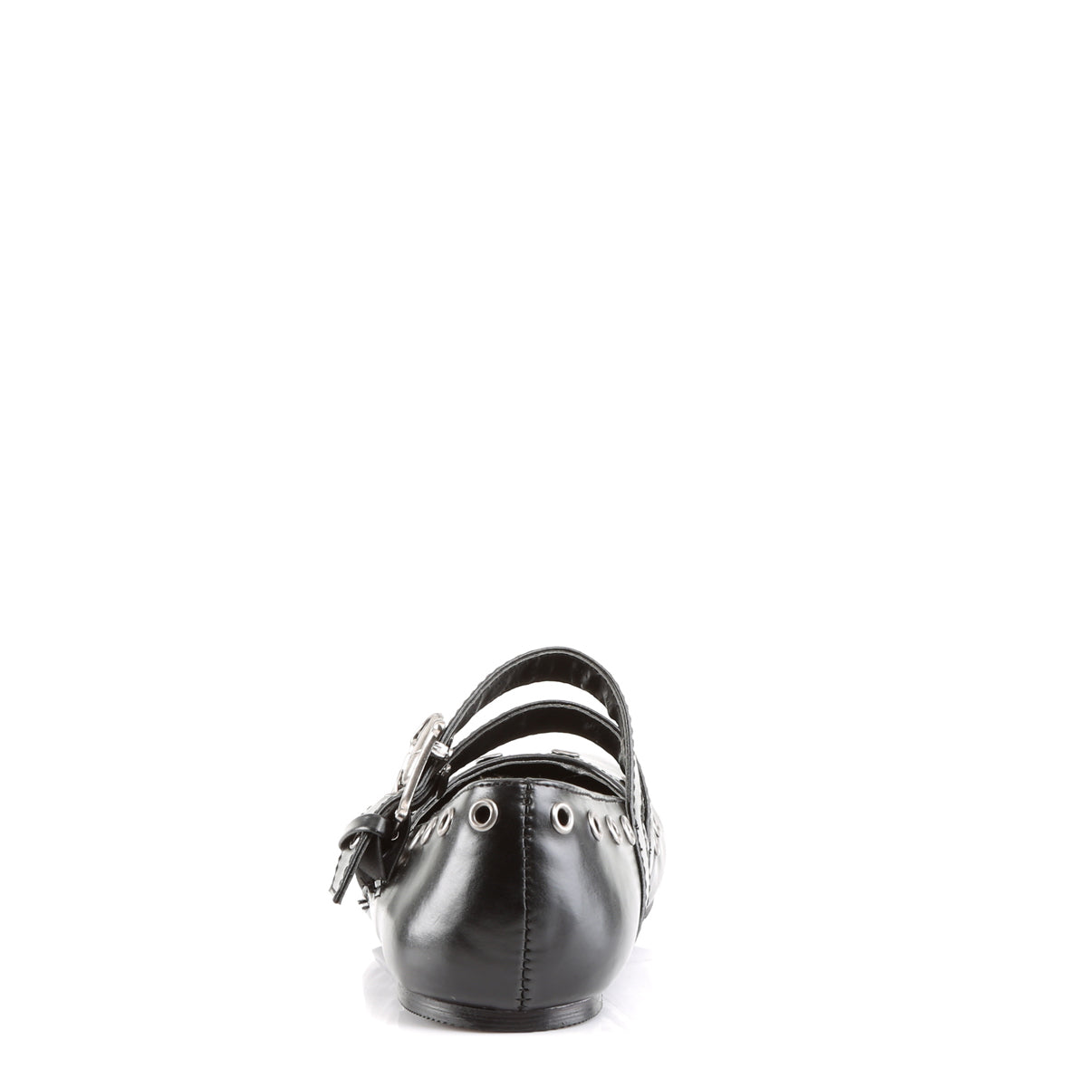DemoniaCult Womens Low Shoe DAISY-03 Blk Vegan Leather