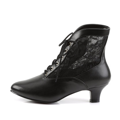 Funtasma Womens Ankle Boots DAME-05 Blk Pu-Lace