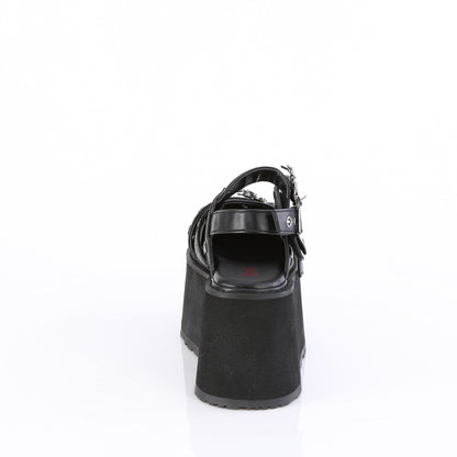 DemoniaCult   DAMNED-27 Blk Vegan Leather