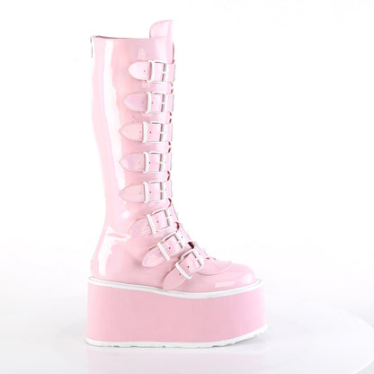 DemoniaCult  Boots DAMNED-318 B. Pink Holo Pat