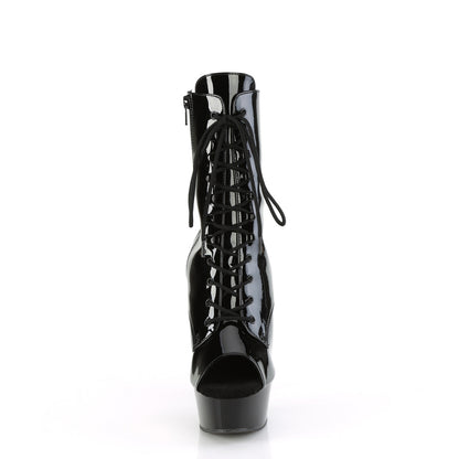 Pleaser   DELIGHT-1021 Blk Pat/Blk