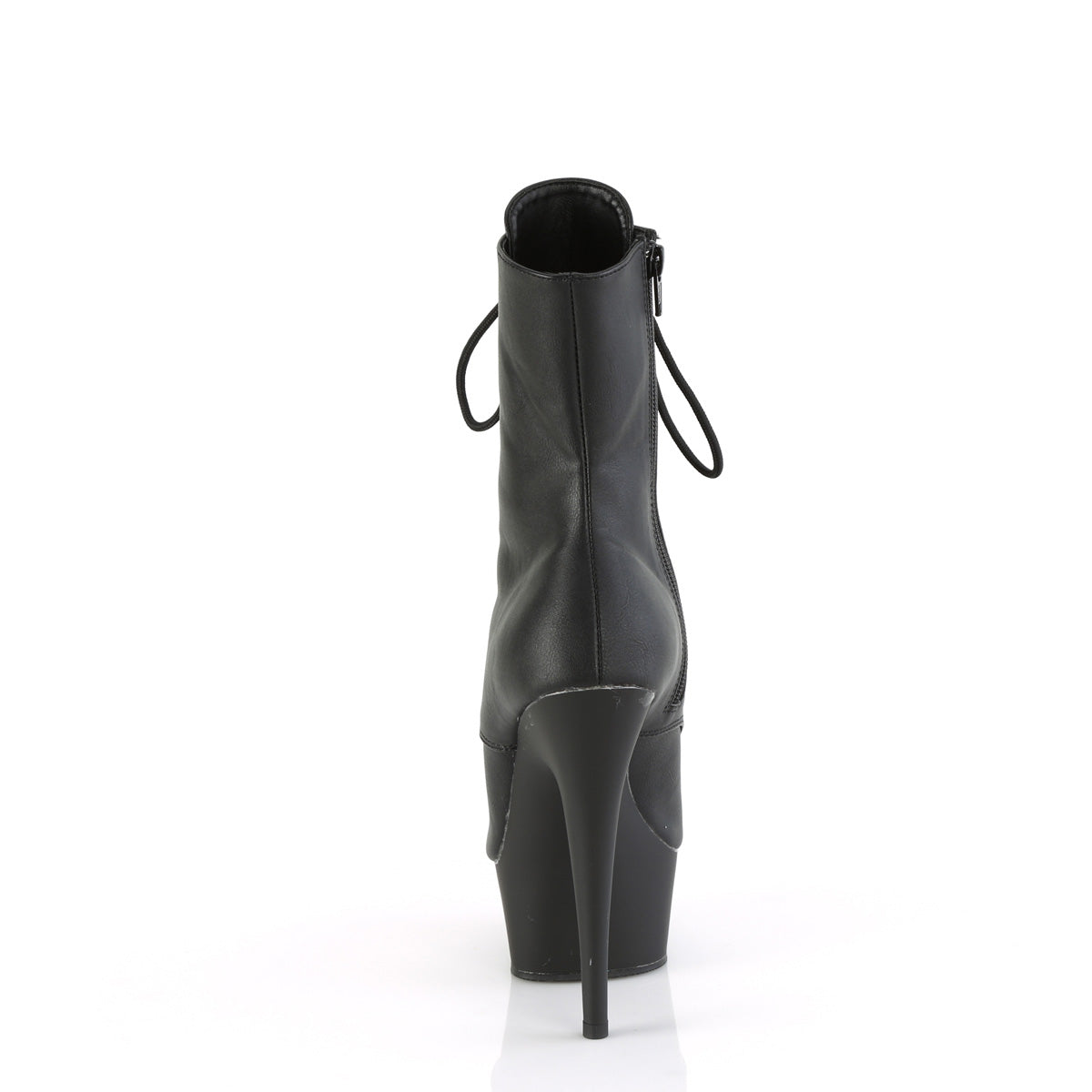 Pleaser   DELIGHT-1021 Blk Faux Leather/Blk Matte
