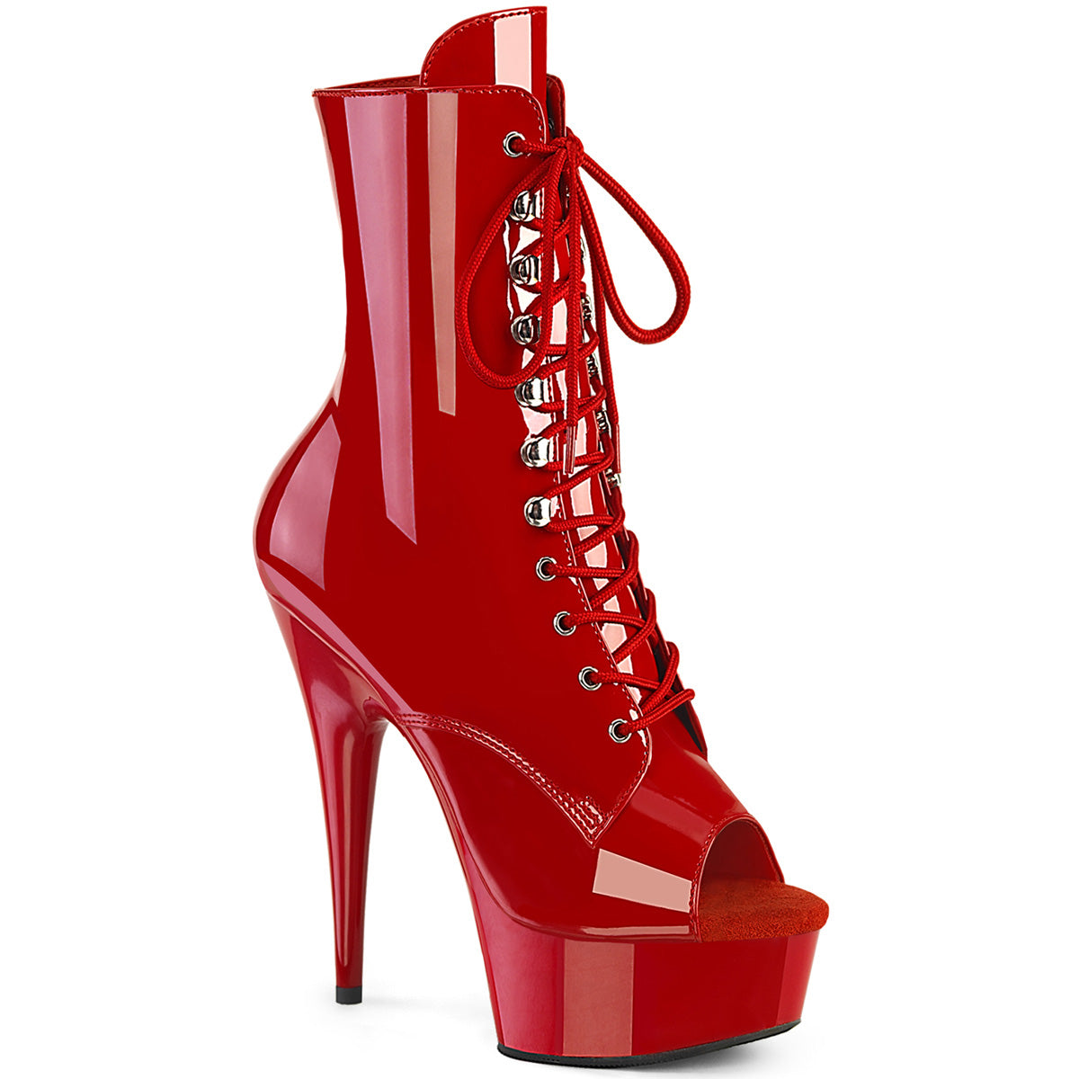 Pleaser   DELIGHT-1021 Red Pat/Red