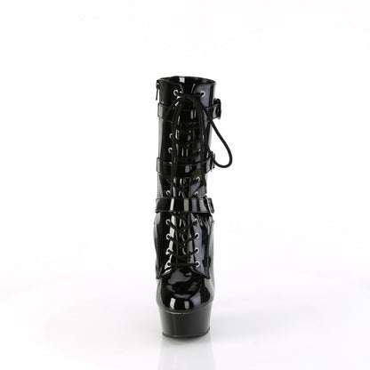 Pleaser   DELIGHT-1043 Blk Pat/Blk