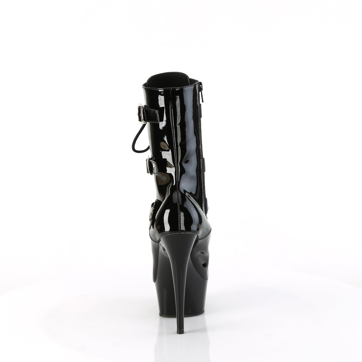 Pleaser   DELIGHT-1043 Blk Pat/Blk