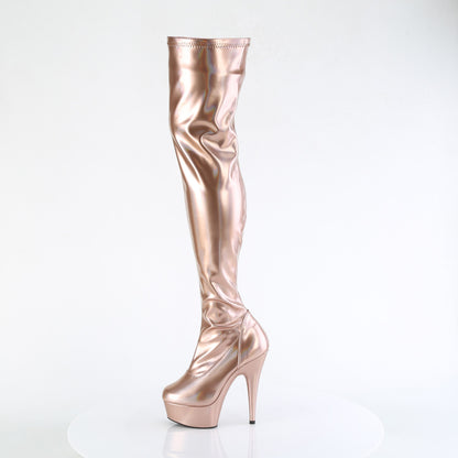 Pleaser   DELIGHT-3000HWR Rose Gold Hologram Pu/M