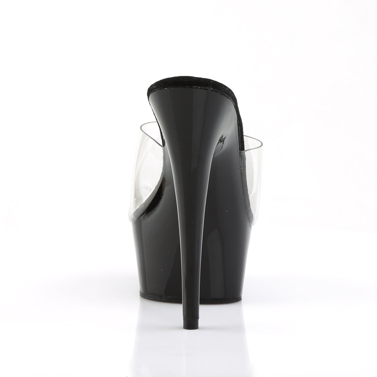 Pleaser Womens Sandals DELIGHT-601 Clr/Blk