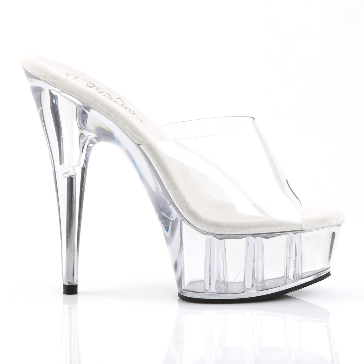Pleaser Womens Sandals DELIGHT-601 Clr/Clr