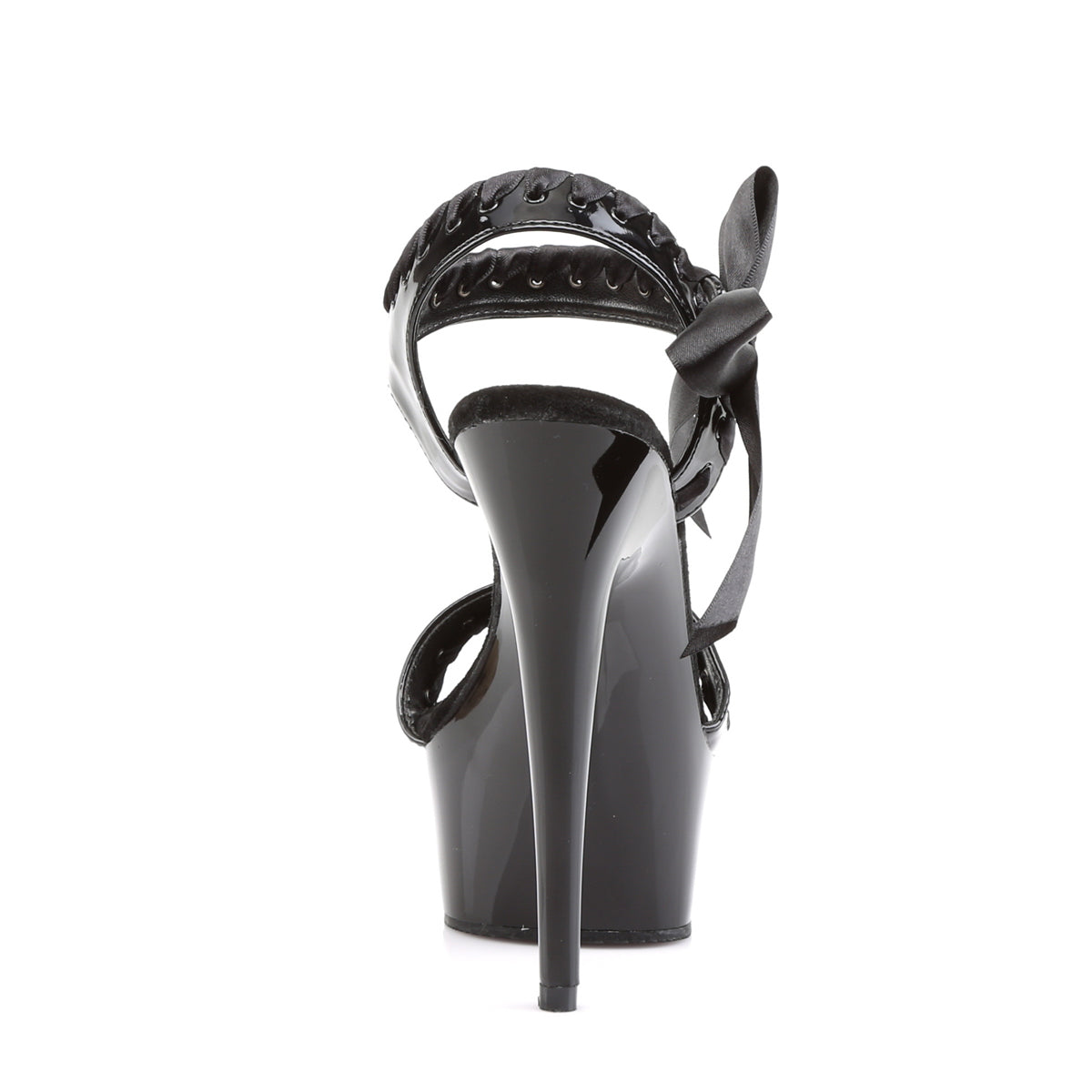 Pleaser Womens Sandals DELIGHT-615 Blk/Blk
