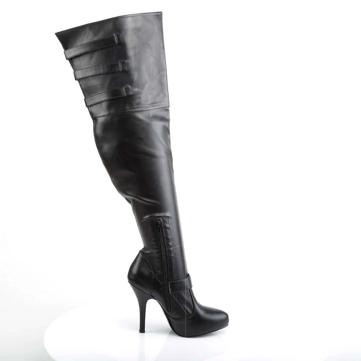 Funtasma Womens Boots DIVA-3006X Blk Str. Pu