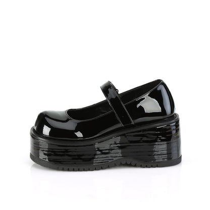 DemoniaCult  Pumps DOLLIE-01 Blk Patent