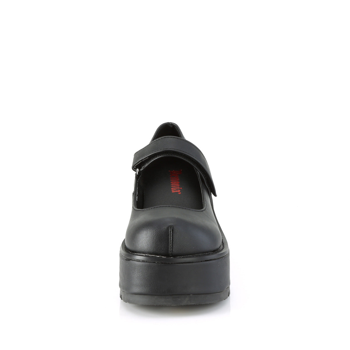 DemoniaCult Womens Pumps DOLLIE-01 Blk Vegan Leather