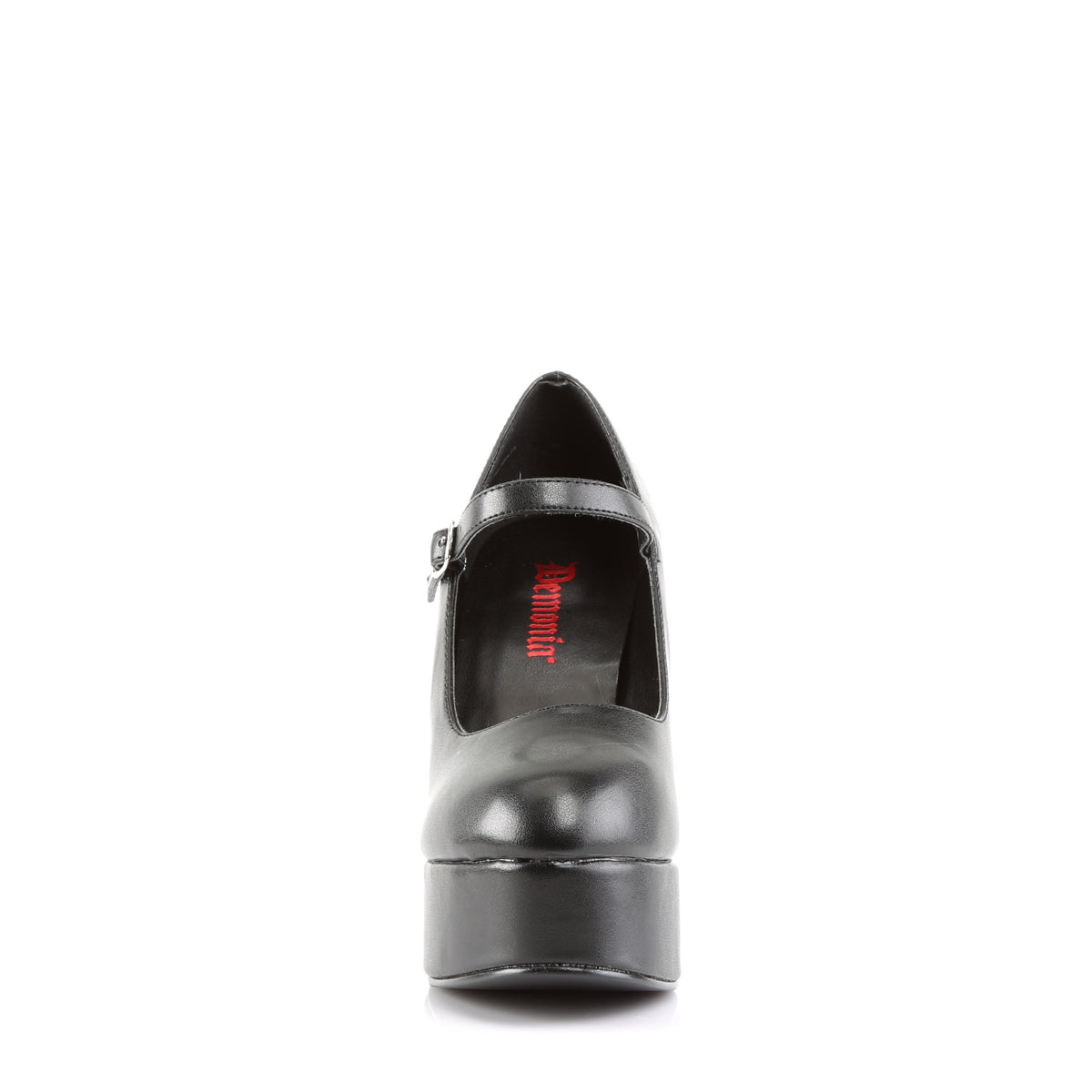 DemoniaCult Womens Pumps DOLLY-50 Blk Vegan Leather
