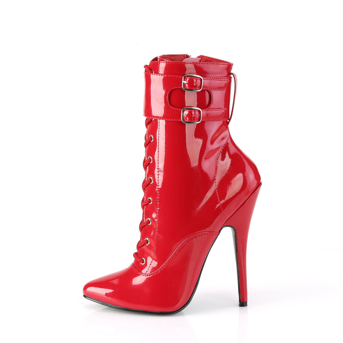 Devious  Ankle Boots DOMINA-1023 Red Pat
