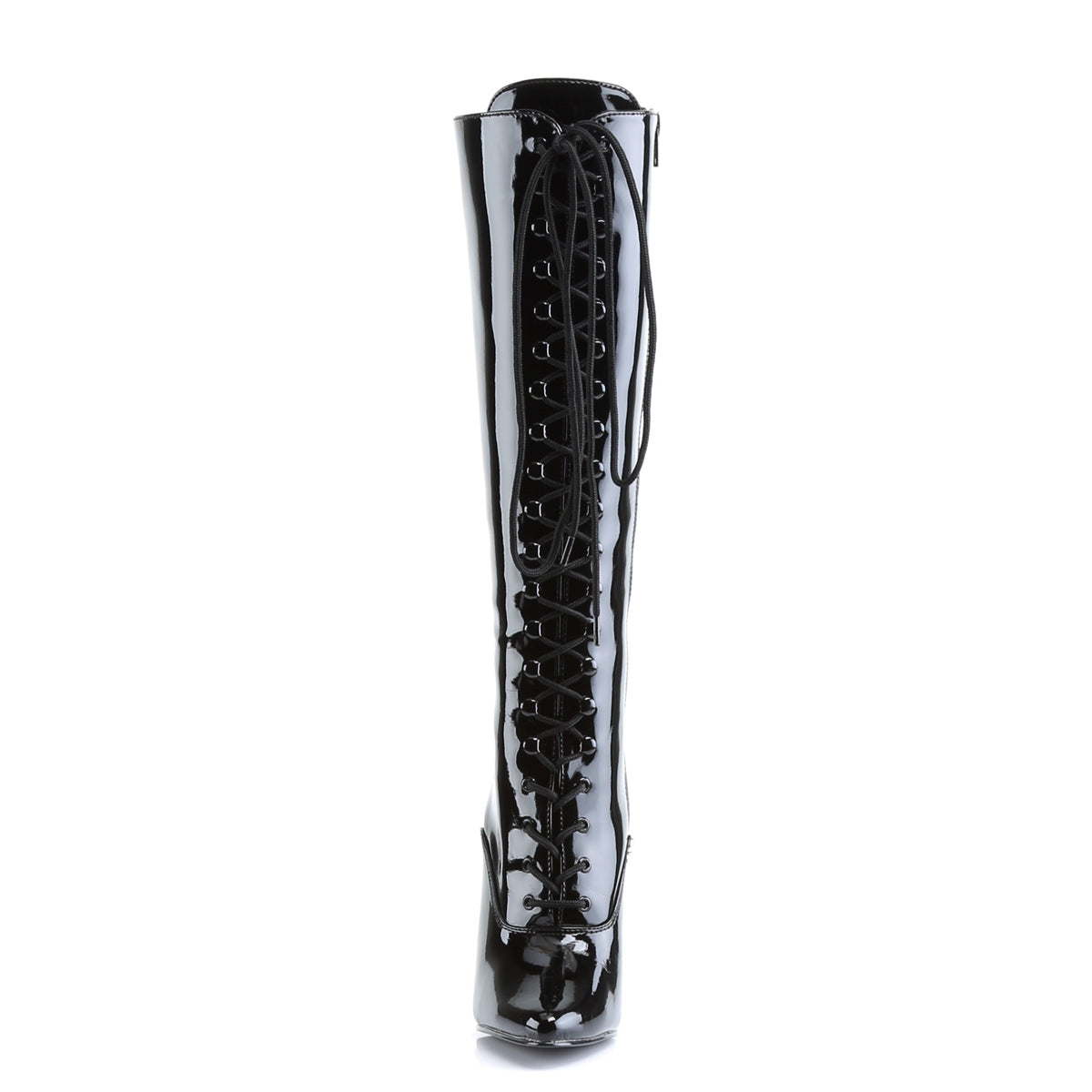 Devious Womens Boots DOMINA-2020 Blk Pat