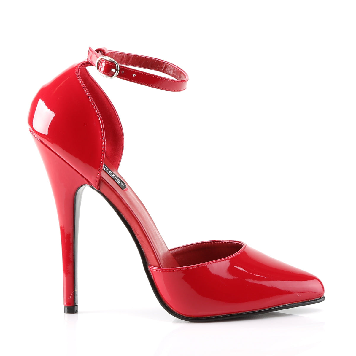 Devious Womens Pumps DOMINA-402 Red Pat