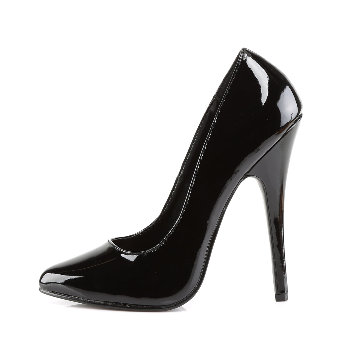 Devious Womens Pumps DOMINA-420 Blk Pat
