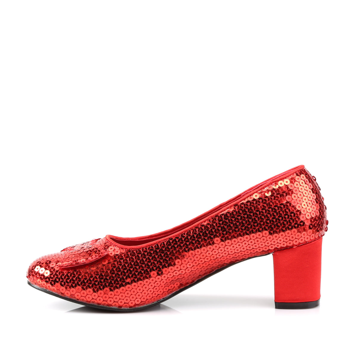 Funtasma Womens Pumps DOROTHY-01 Red Sequins