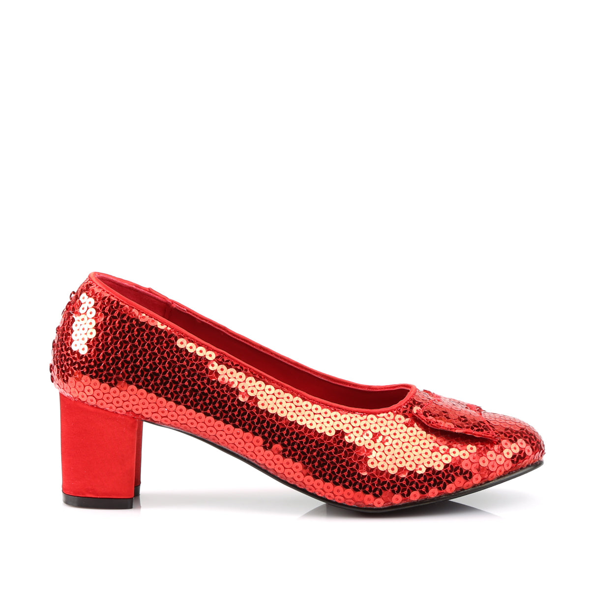 Funtasma Womens Pumps DOROTHY-01 Red Sequins