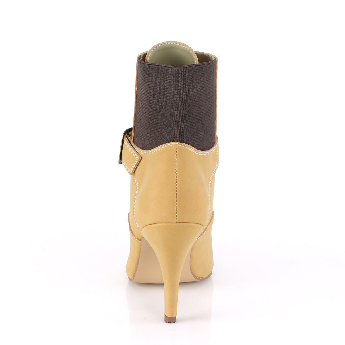 Pleaser Pink Label Womens Pumps DREAM-1022 Tan Fuax Nubuck Leather