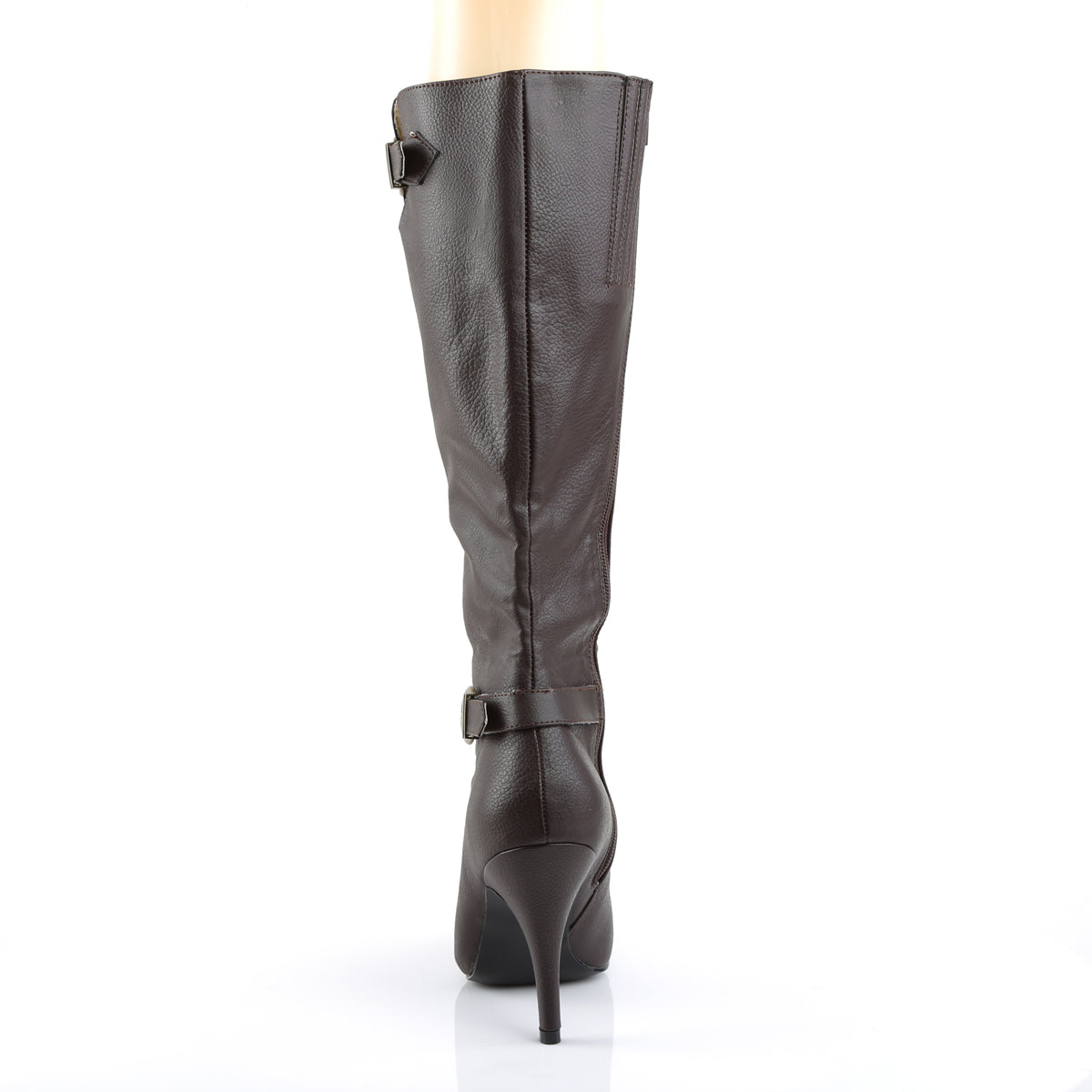 Pleaser Pink Label Womens Boots DREAM-2030 Brown Faux Leather