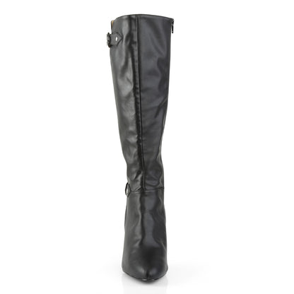 Pleaser Pink Label Womens Boots DREAM-2030 Blk Faux Leather