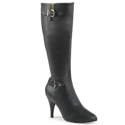 Pleaser Pink Label Womens Boots DREAM-2030 Blk Faux Leather