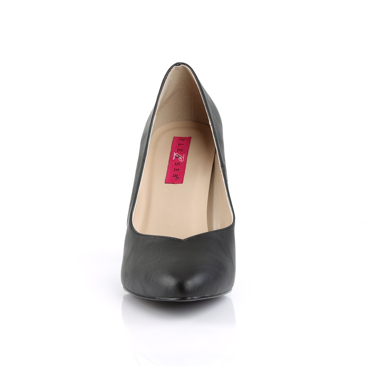Pleaser Pink Label Womens Pumps DREAM-420 Blk Faux Leather