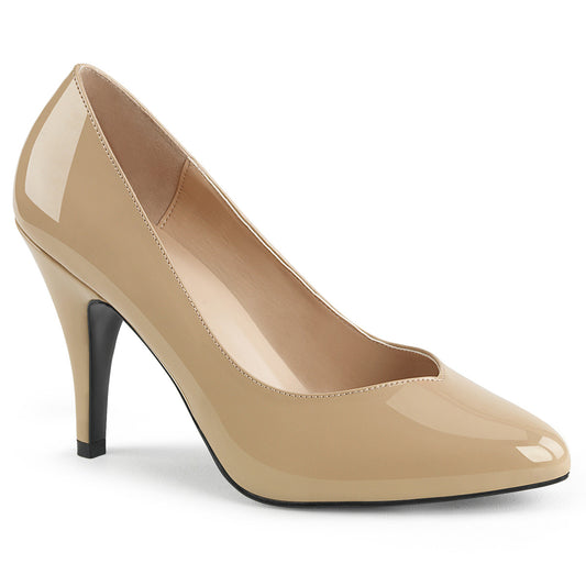 Pleaser Pink Label Womens Pumps DREAM-420 Cream Pat