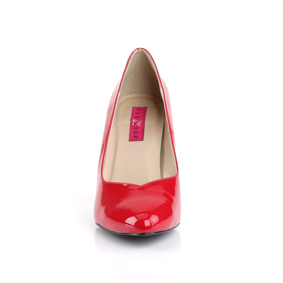 Pleaser Pink Label Womens Pumps DREAM-420 Red Pat
