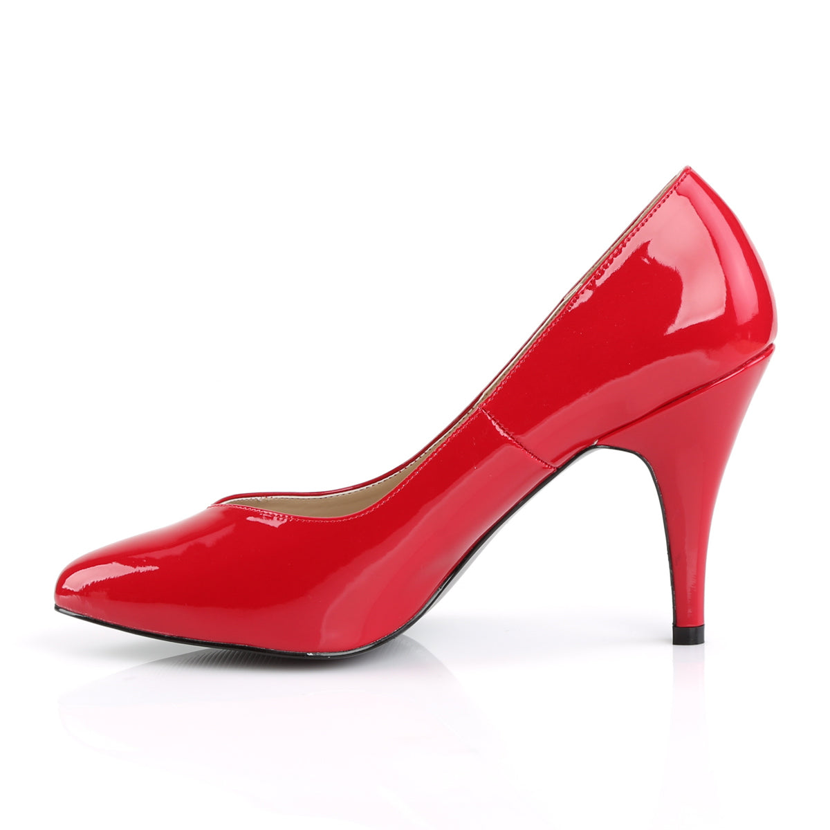 Pleaser Pink Label Womens Pumps DREAM-420 Red Pat