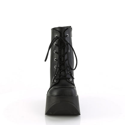 DemoniaCult  Ankle Boots DYNAMITE-106 Blk Vegan Leather