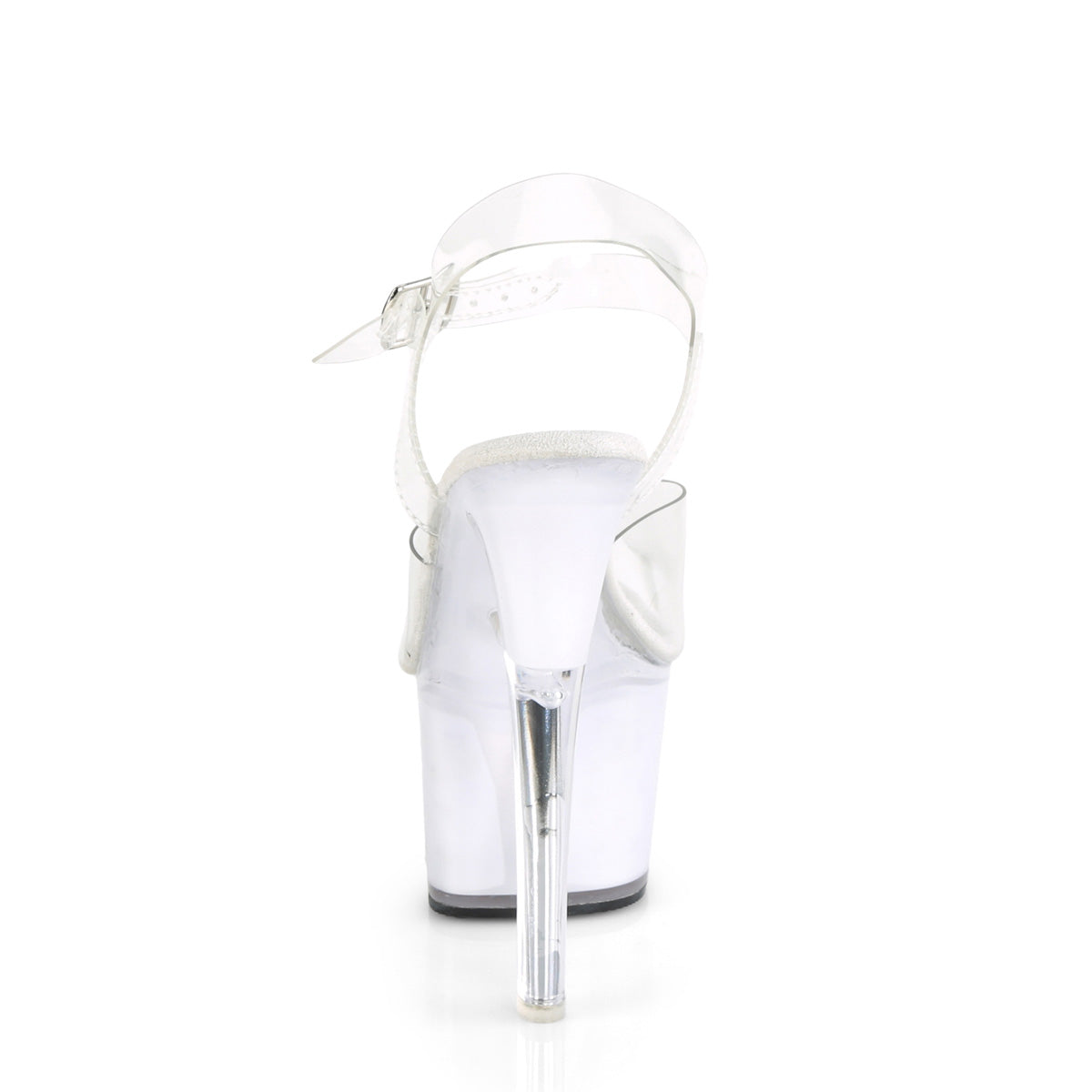 Pleaser Womens Sandals ECHOLITE-708 Clr/White Glow