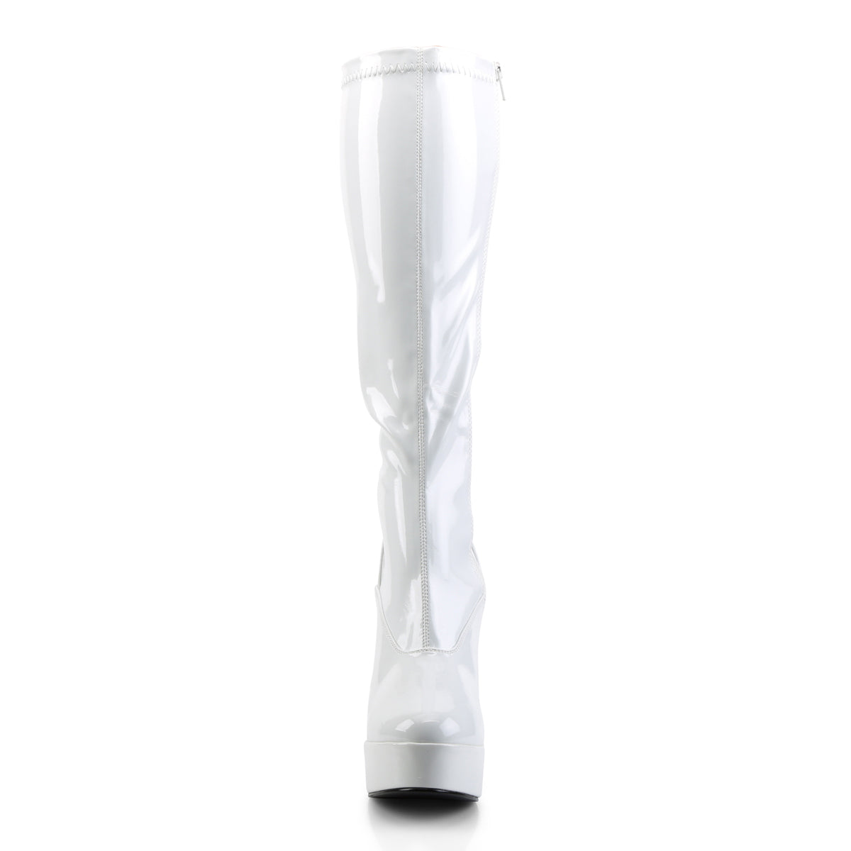 Pleaser Womens Boots ELECTRA-2000Z Wht Str Pat