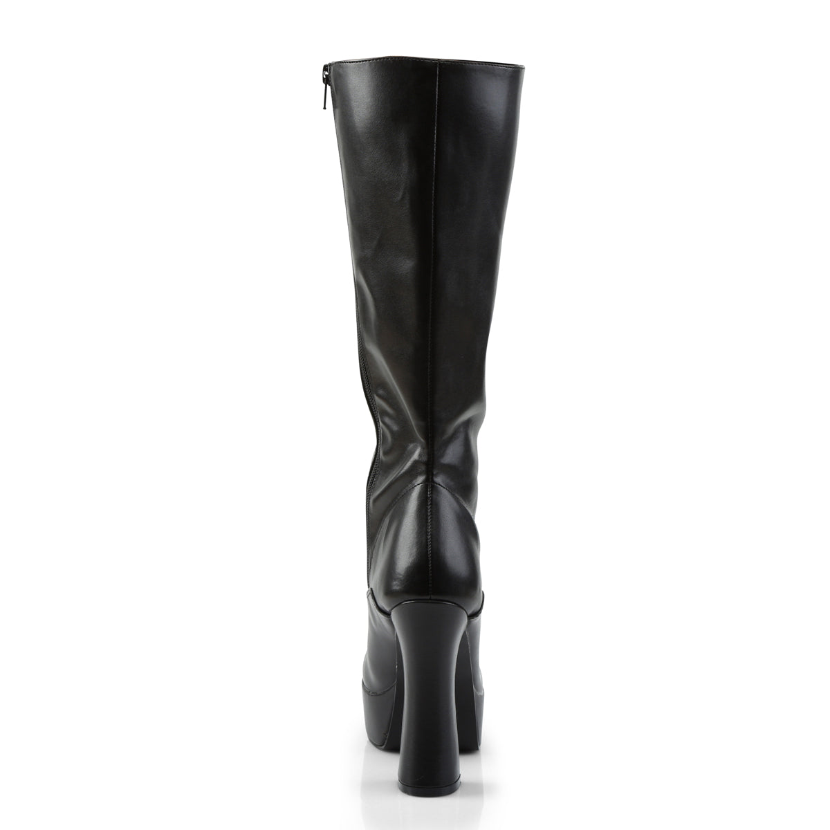 Pleaser Womens Boots ELECTRA-2020 Blk Faux Leather