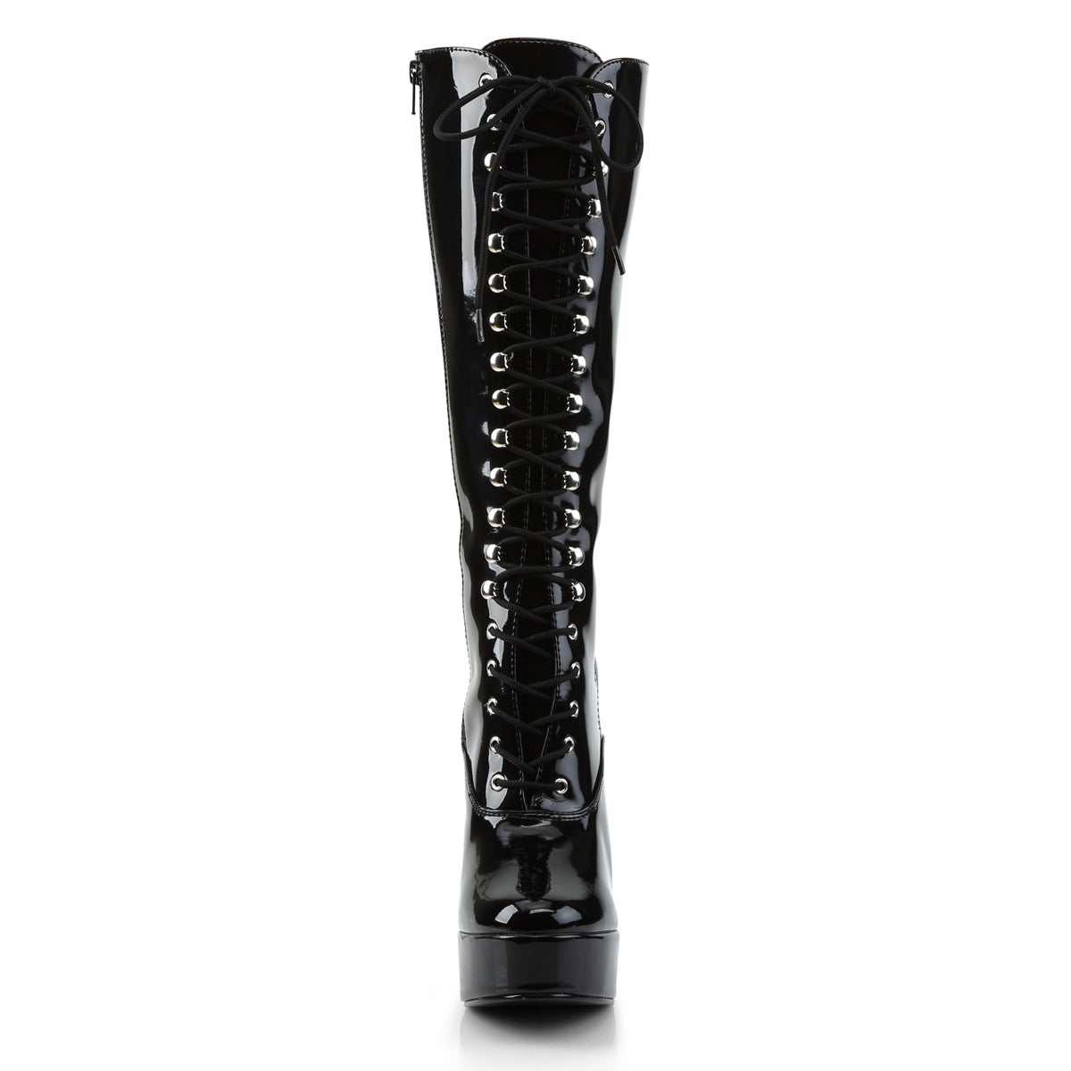 Pleaser Womens Boots ELECTRA-2020 Blk Pat