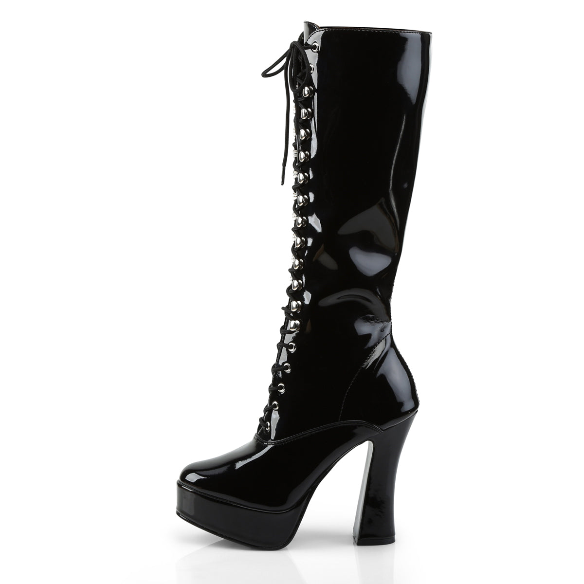 Pleaser Womens Boots ELECTRA-2020 Blk Pat