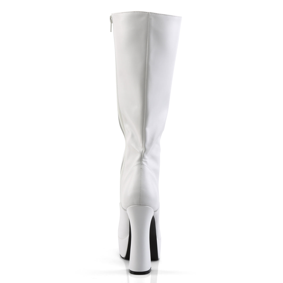 Pleaser Womens Boots ELECTRA-2020 Wht Faux Leather