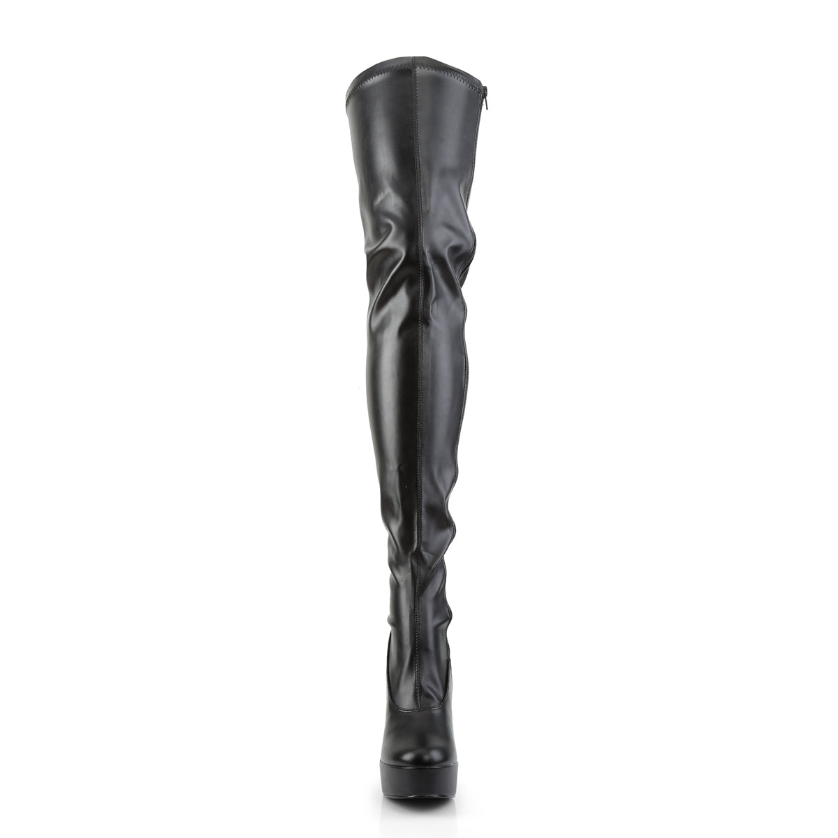 Pleaser Womens Boots ELECTRA-3000Z Blk Str Faux Leather
