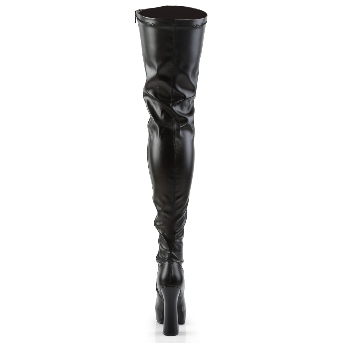 Pleaser Womens Boots ELECTRA-3000Z Blk Str Faux Leather
